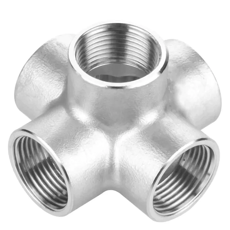 Encaixe de cinco vias para tubo 3D