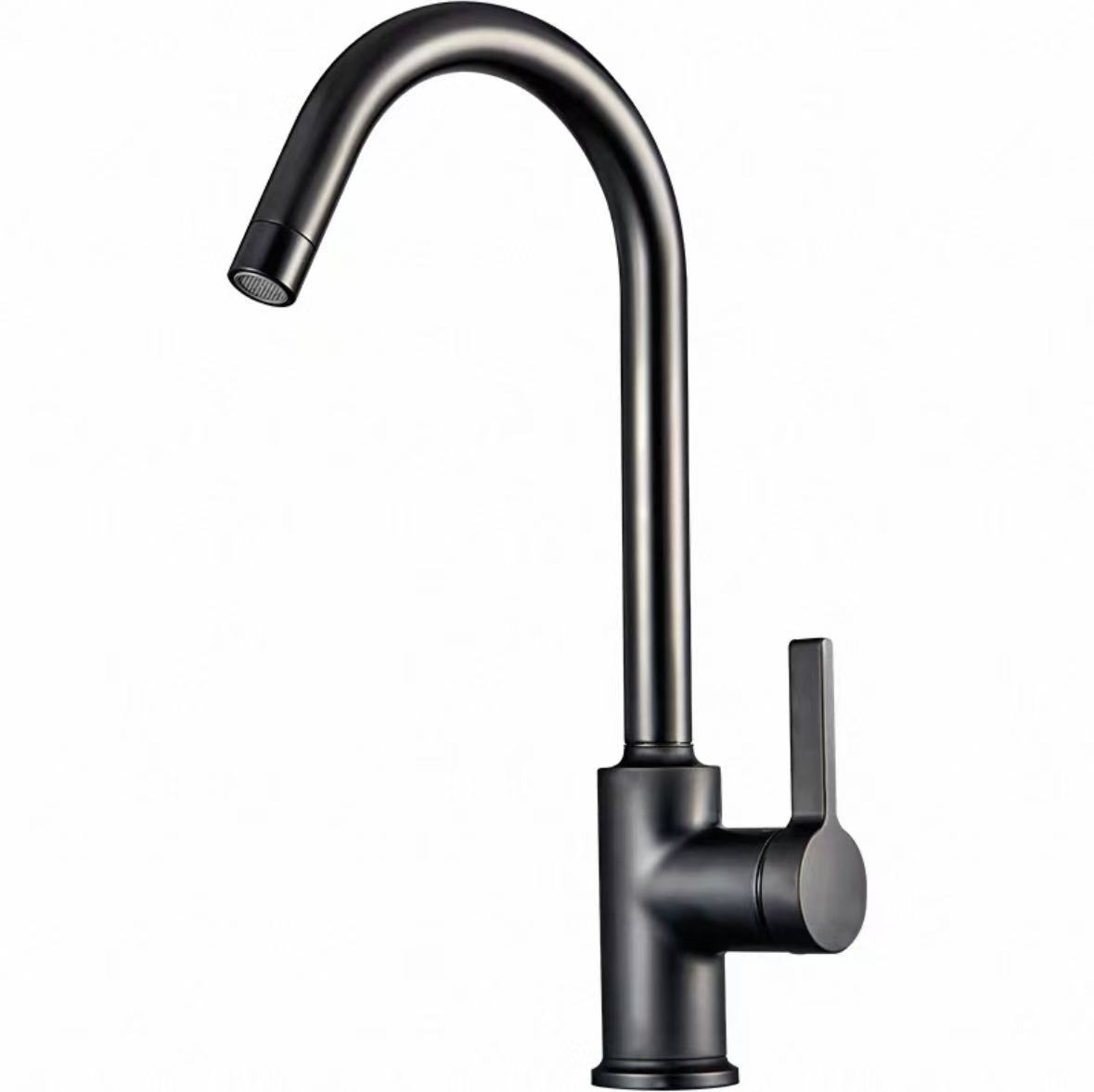 Torneira giratória de cozinha quente e fria