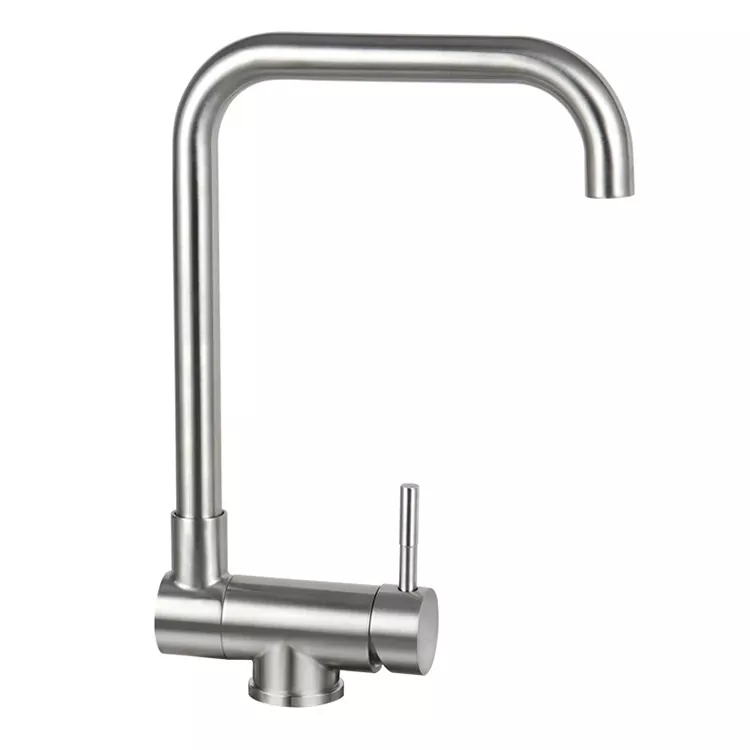 Torneira dobrável giratória para cozinha com sete caracteres, quente e fria Torneira dobrável giratória para cozinha com sete caracteres, quente e fria