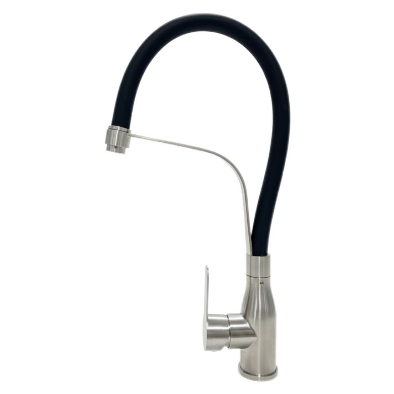 Torneira universal extensível flexível de silicone para água quente e fria