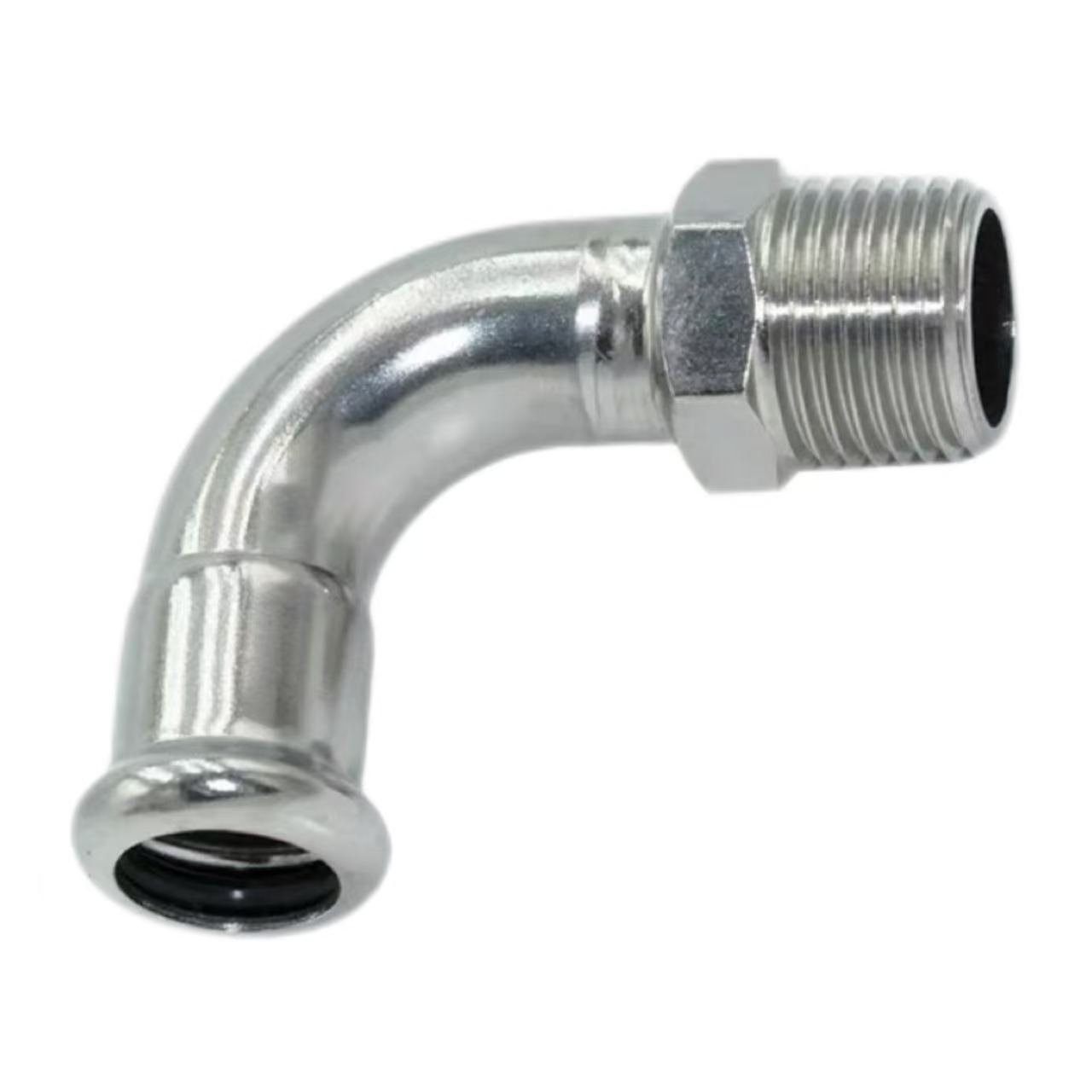 Cotovelo feminino de 90 graus com pressão única