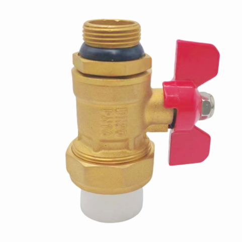 Válvula de esfera vertical PPR25 com rosca macho